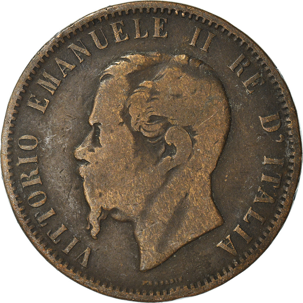 Coin, Italy, 10 Centesimi, 1862
