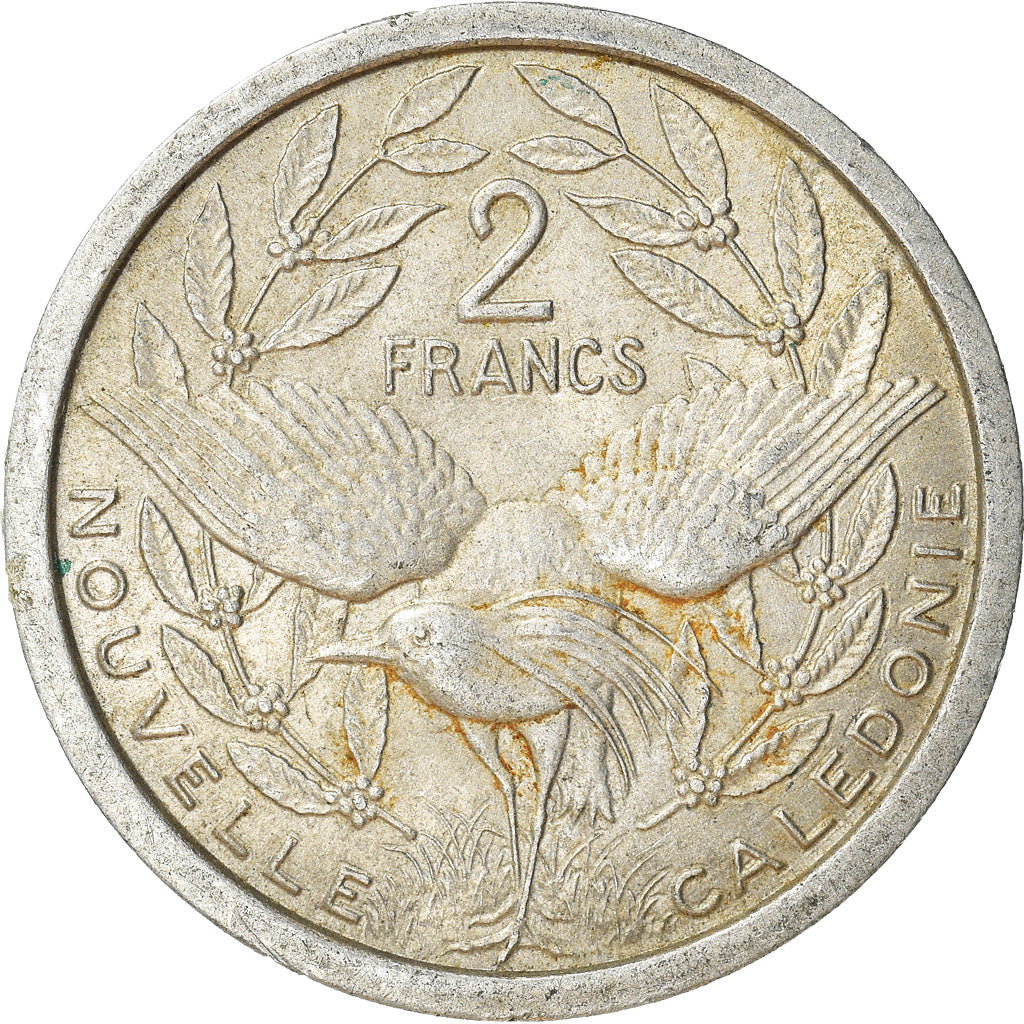 Moneta, Nowa Kaledonia, 2 Francs, 1949