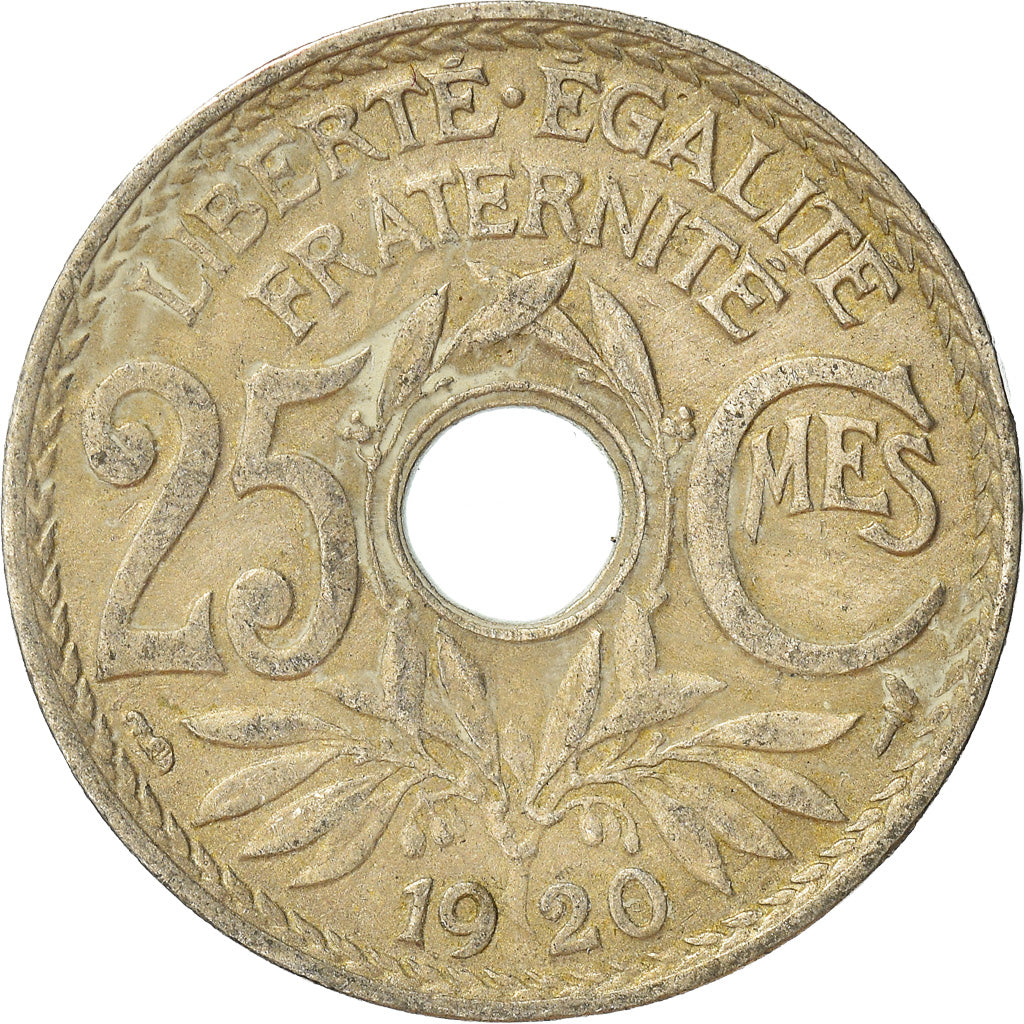 Moneta, Francia, 25 Centimes, 1920