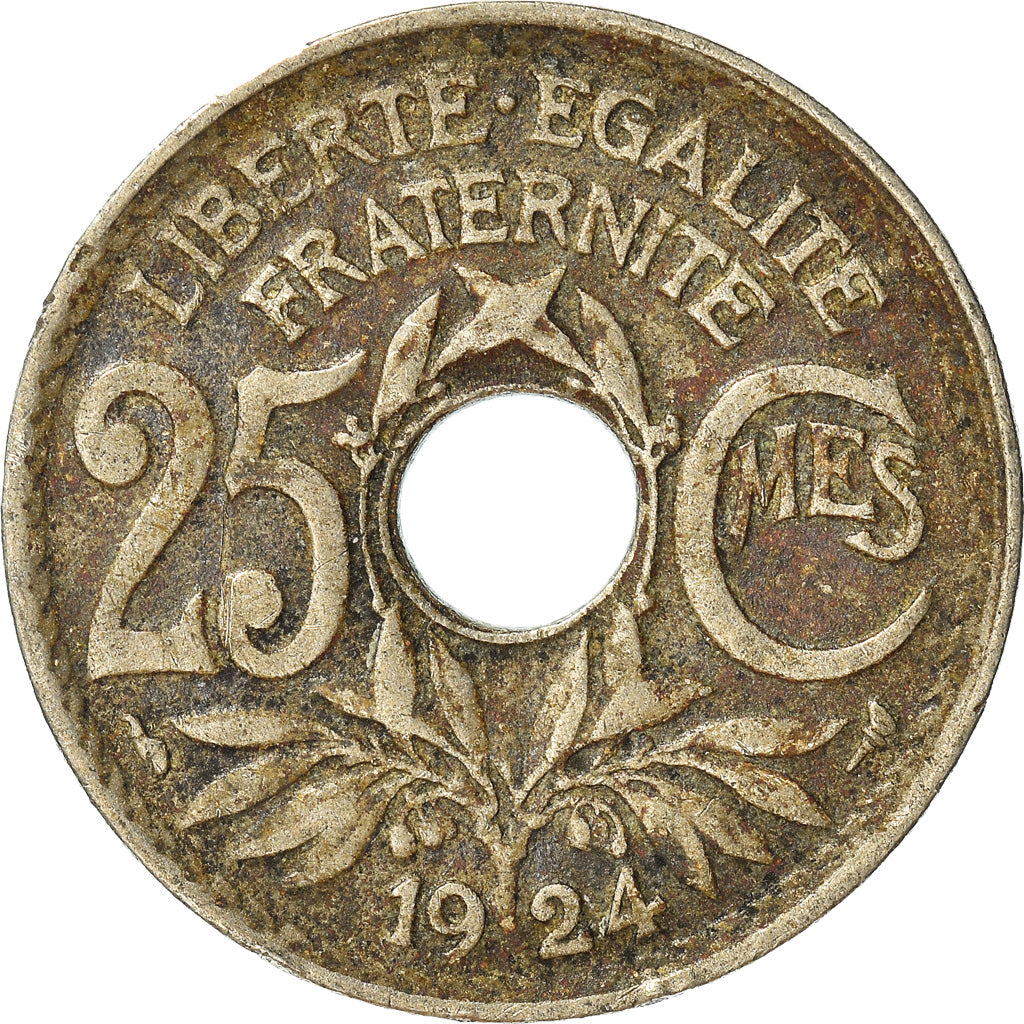 Moneta, Francia, 25 Centimes, 1924