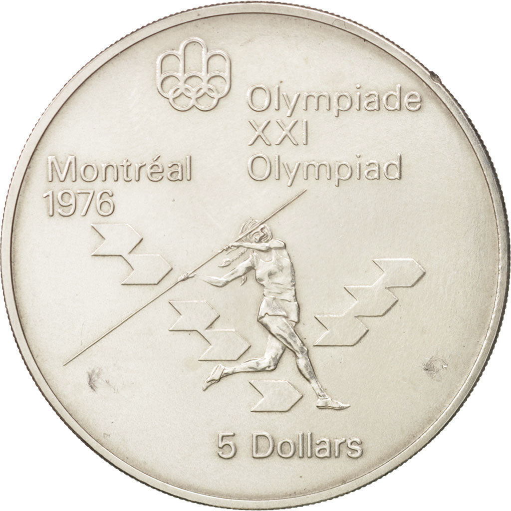 Coin, Canada, Elizabeth II, 5 Dollars, 1975, Royal Canadian Mint, Ottawa