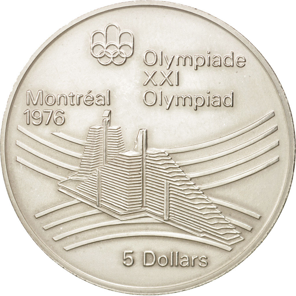 Coin, Canada, Elizabeth II, 5 Dollars, 1976, Royal Canadian Mint, Ottawa