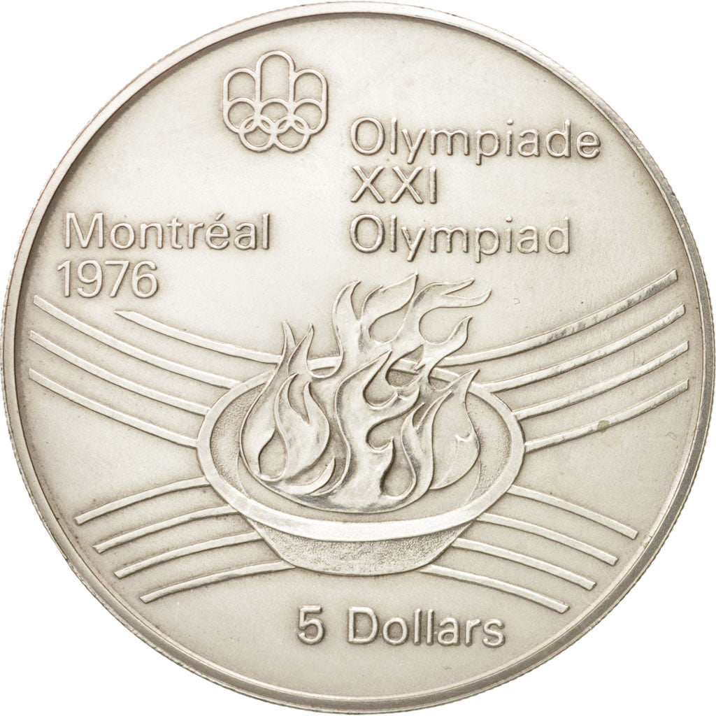 Coin, Canada, Elizabeth II, 5 Dollars, 1976, Royal Canadian Mint, Ottawa