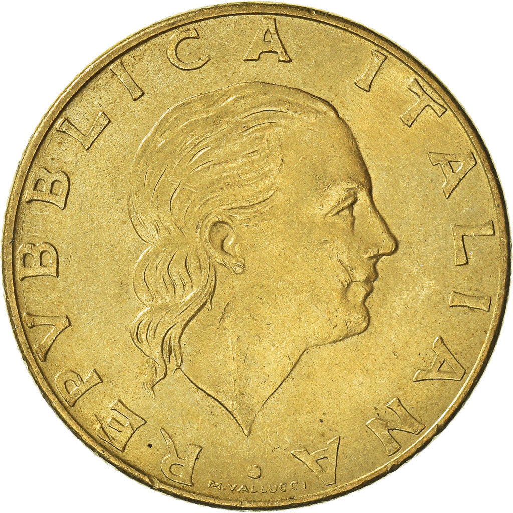 Münze, Italien, 200 Lire, 1991