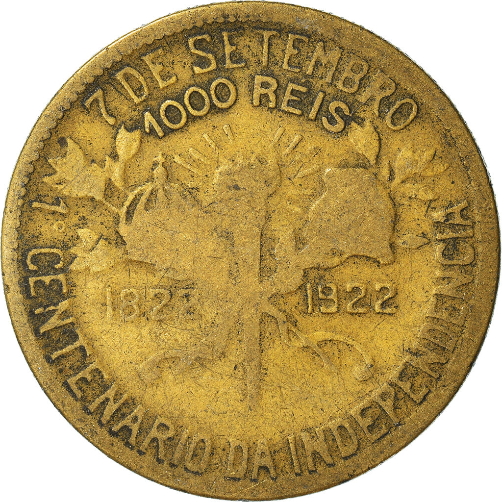 Moeda, Brasil, 1000 Reis, 1922