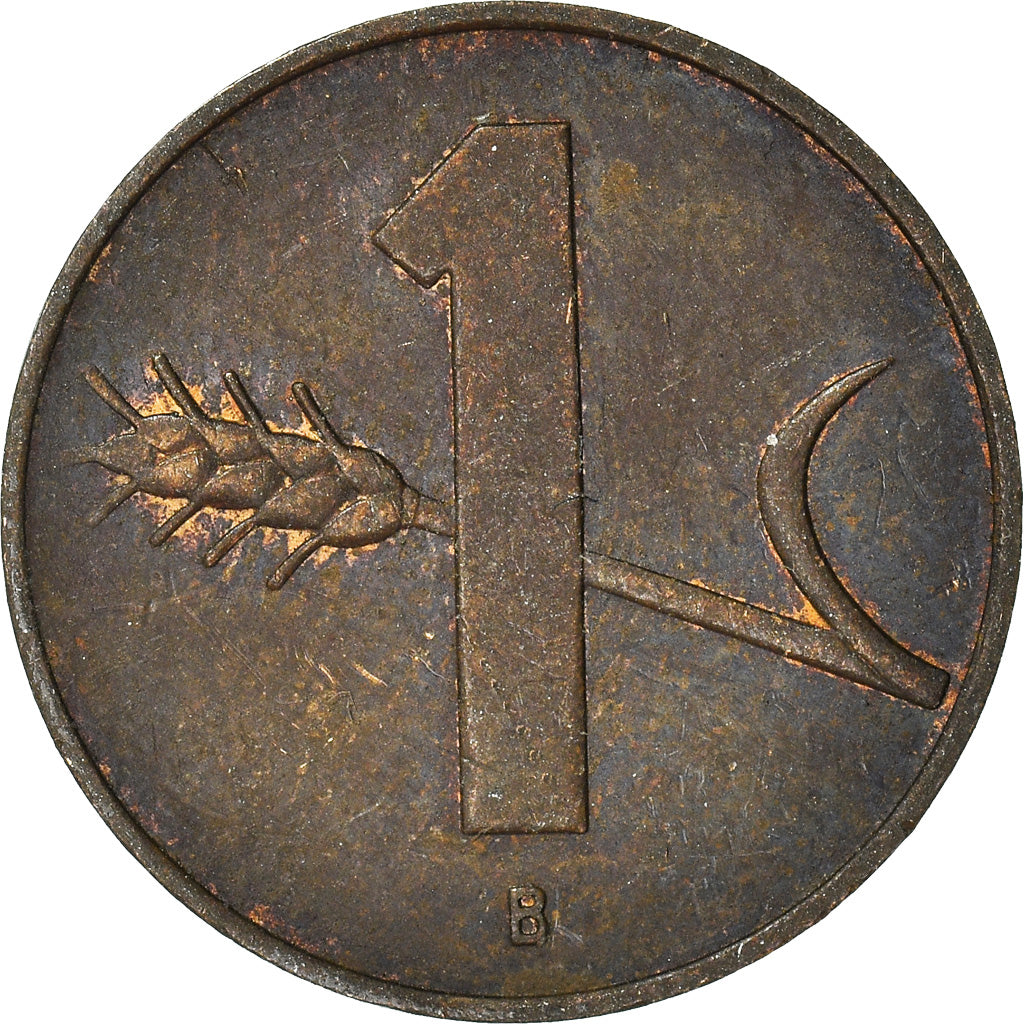 Moeda, Suíça, Rappen, 1963