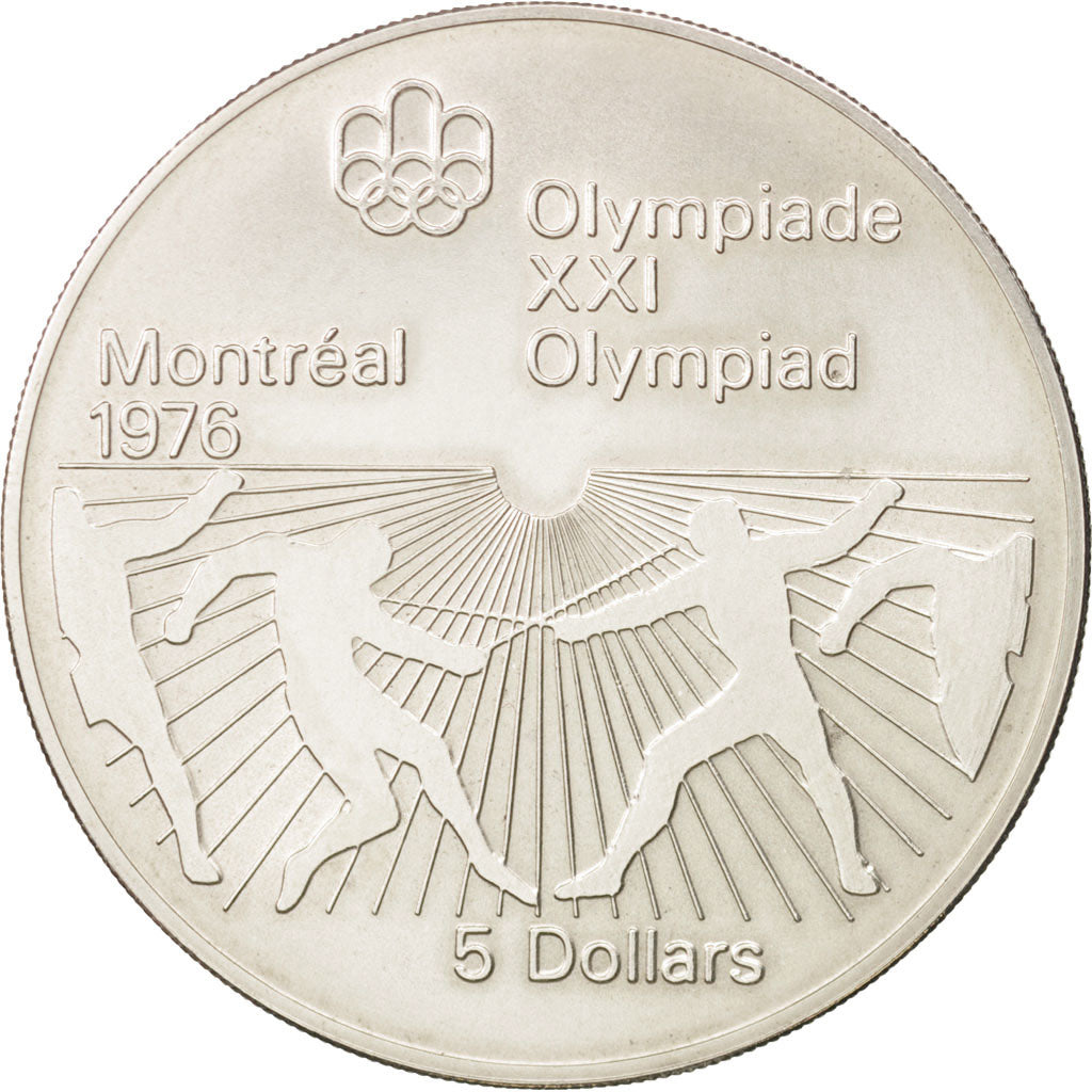 Coin, Canada, Elizabeth II, 5 Dollars, 1976, Royal Canadian Mint, Ottawa