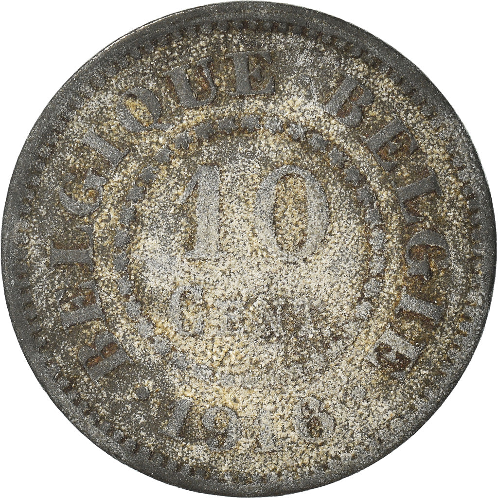 Münze, Belgien, 10 Centimes, 1916