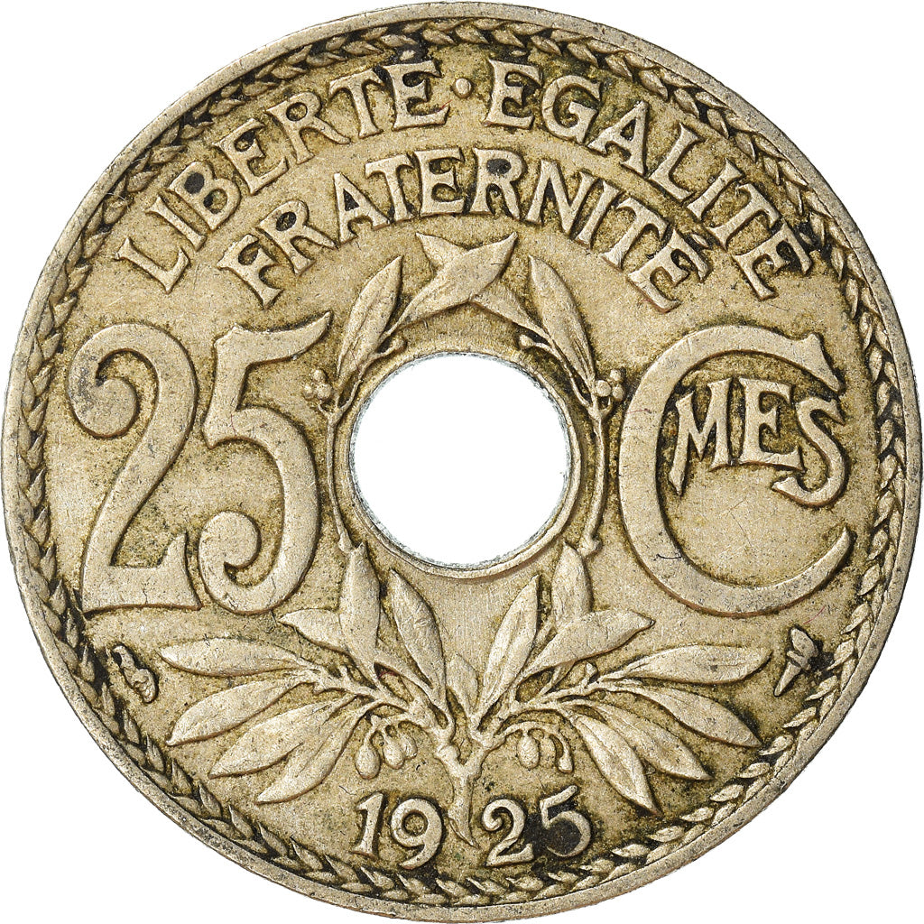 Moeda, França, 25 Centimes, 1925