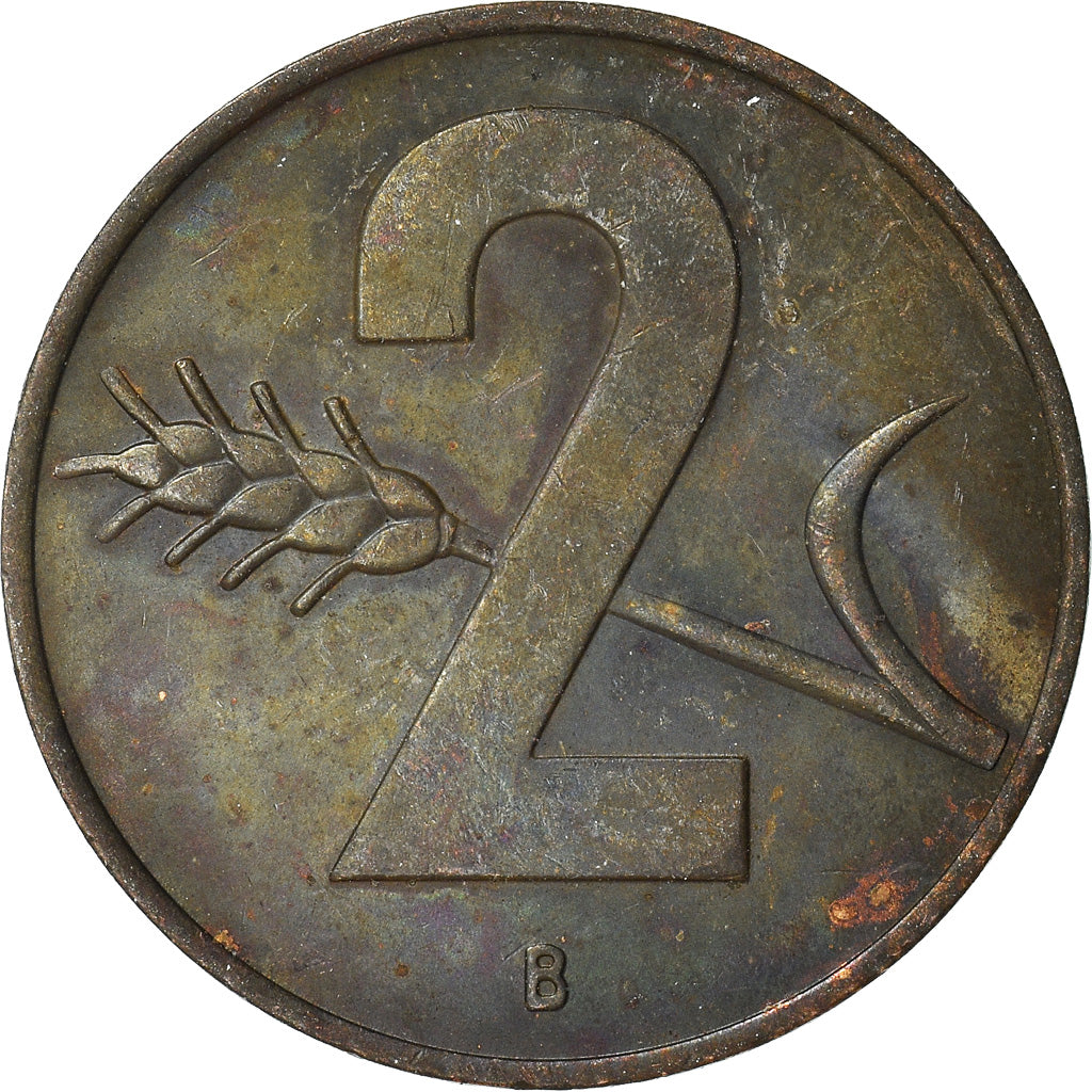 Moneta, Svizzera, 2 Rappen, 1963