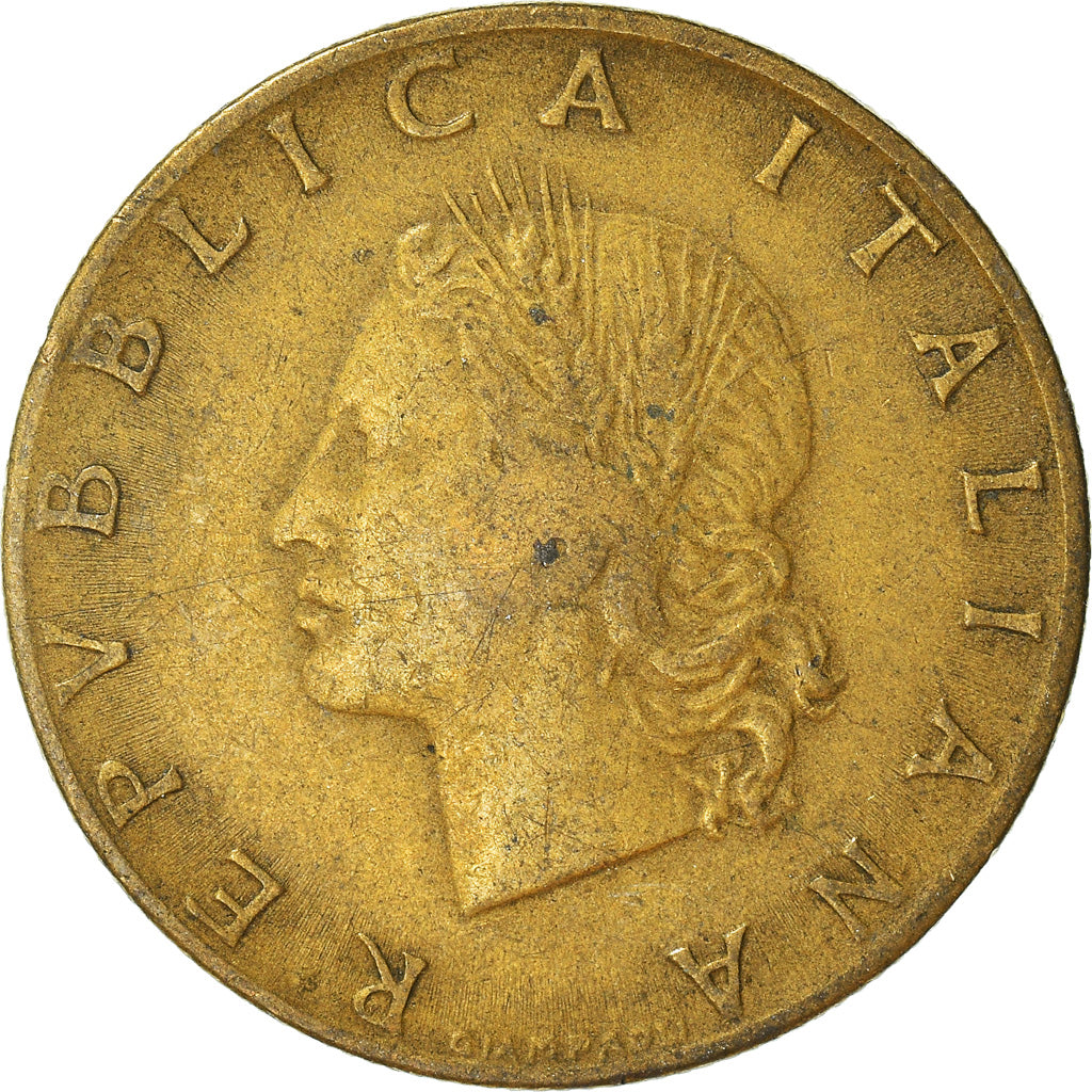 Munten, Italië, 20 Lire, 1958