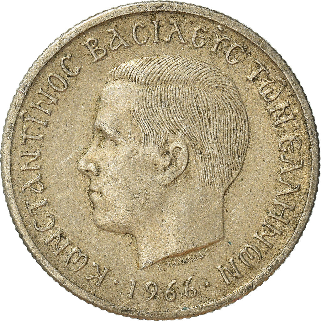 Moneta, Grecia, 50 Lepta, 1966