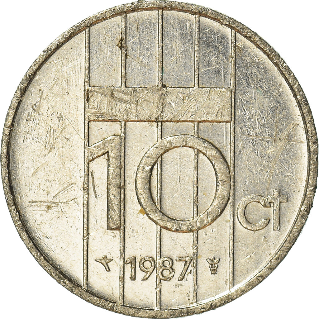 Munten, Nederland, 10 Cents, 1987