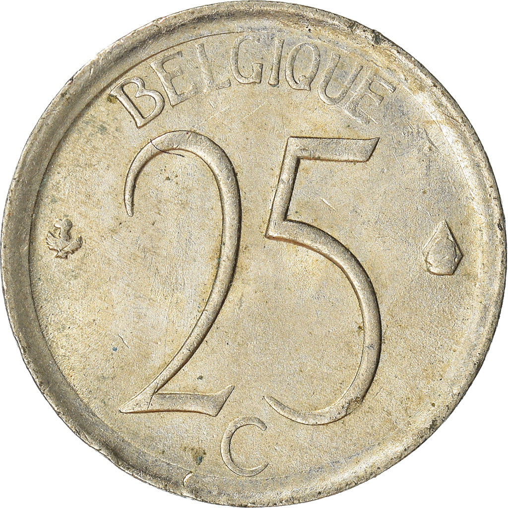 Monnaie, Belgique, 25 Centimes, 1964