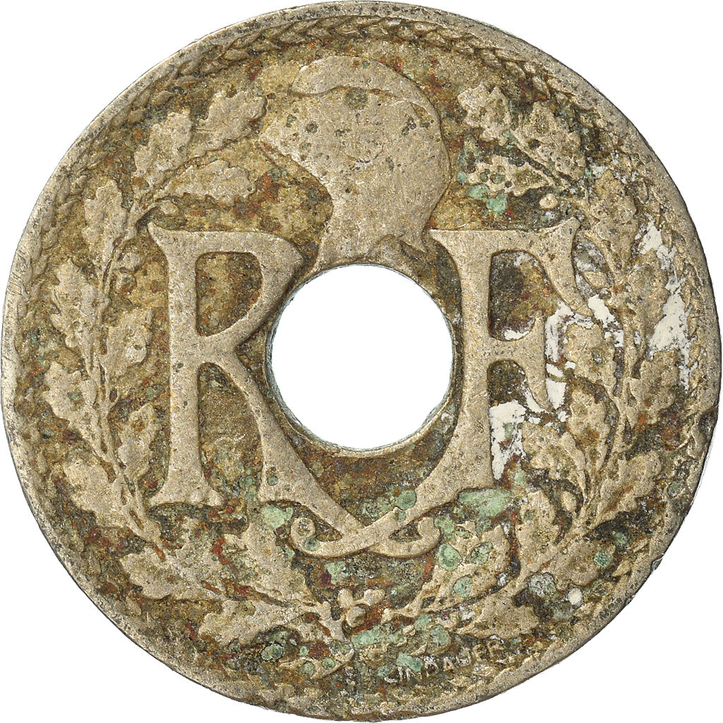 Coin, France, 10 Centimes, 1918