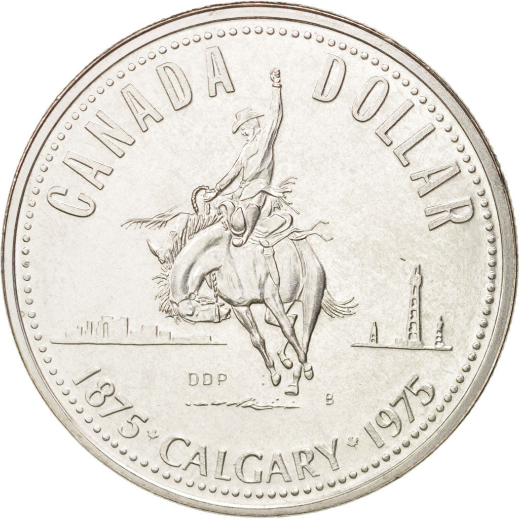 Coin, Canada, Elizabeth II, Dollar, 1975, Royal Canadian Mint, Ottawa