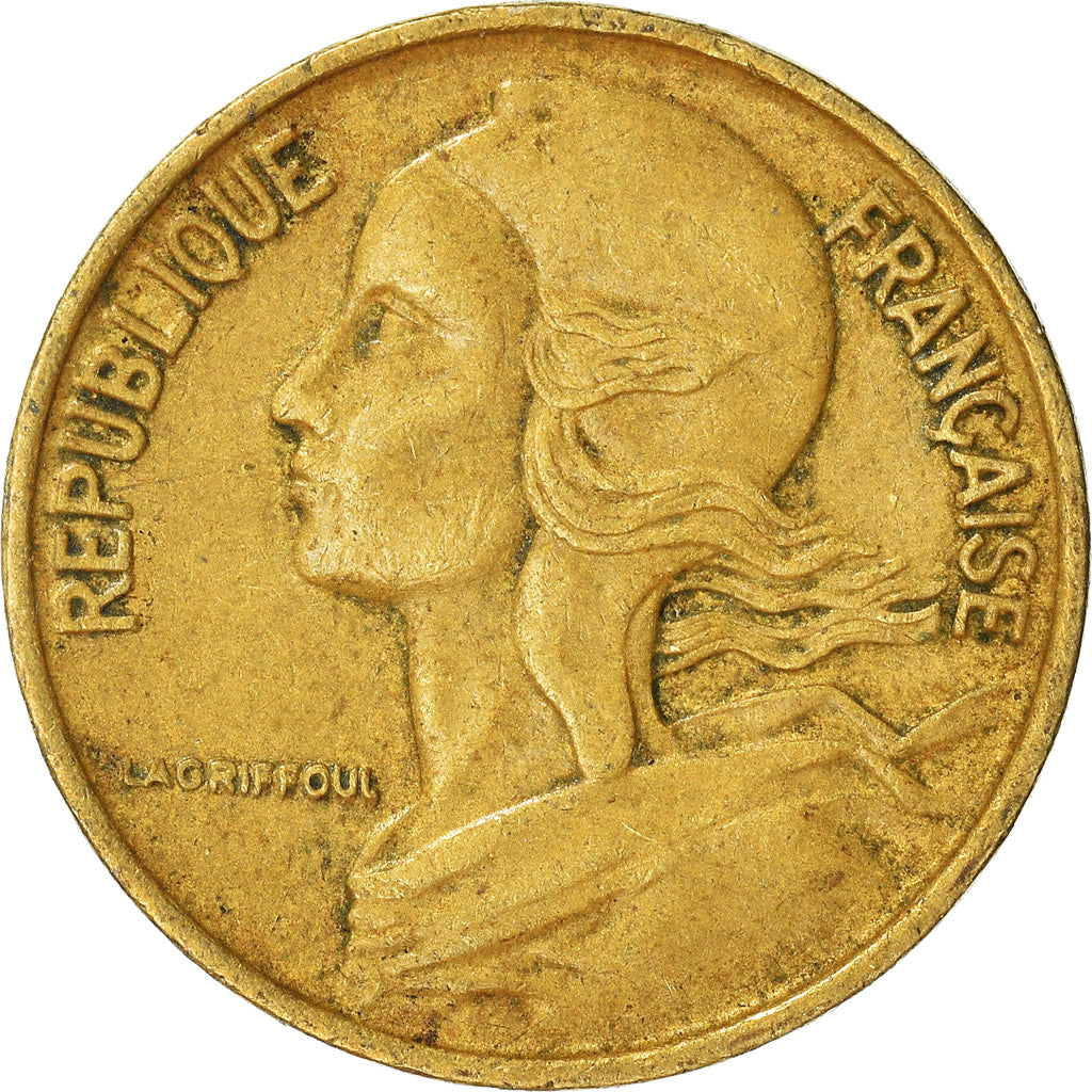 Monnaie, France, 5 Centimes, 1966
