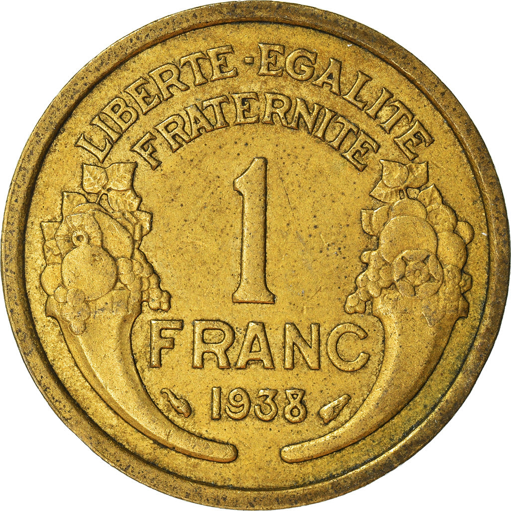Monnaie, France, Franc, 1938