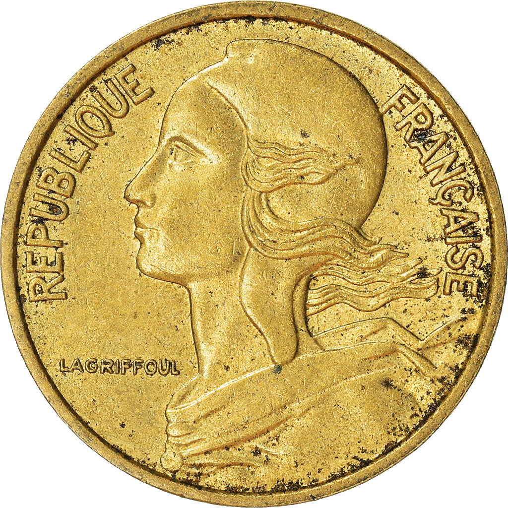 Moneda, Francia, 5 Centimes, 1966