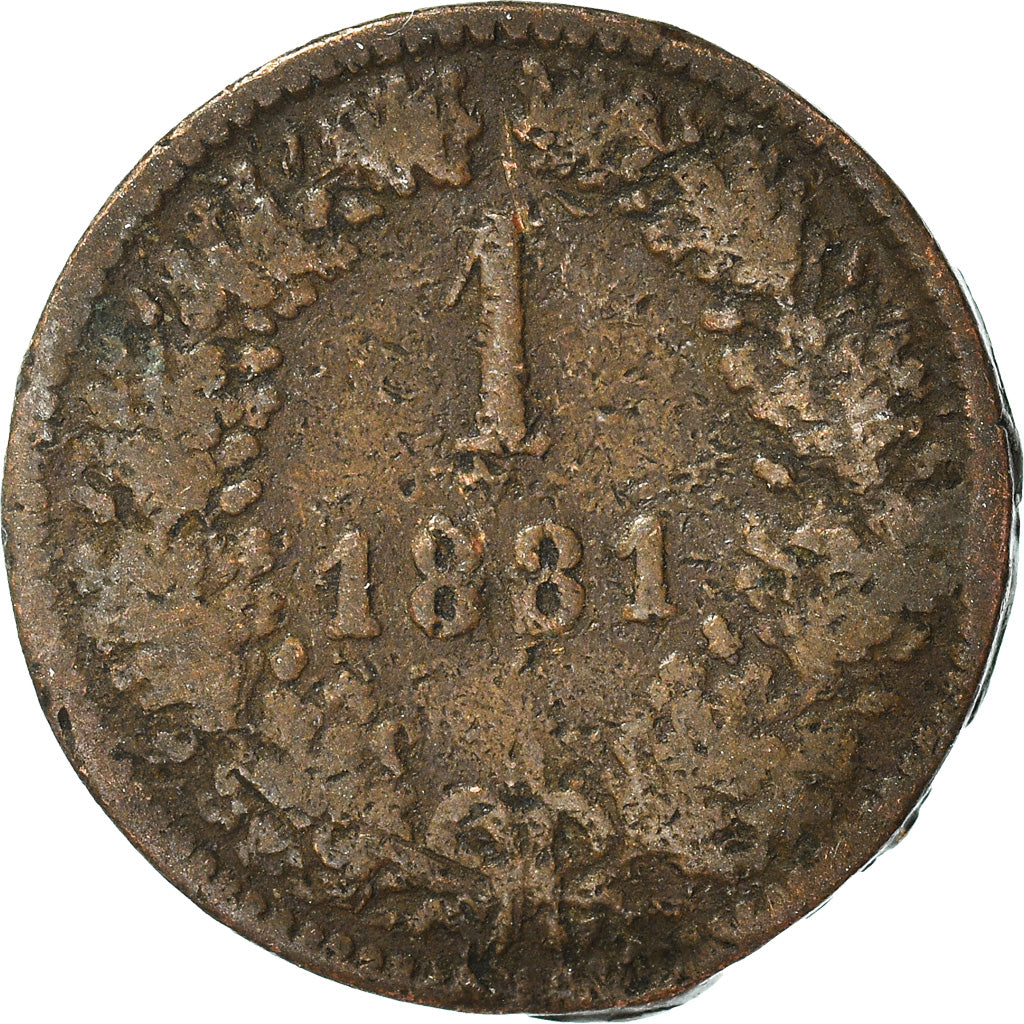 Moneta, Austria, Kreuzer, 1881