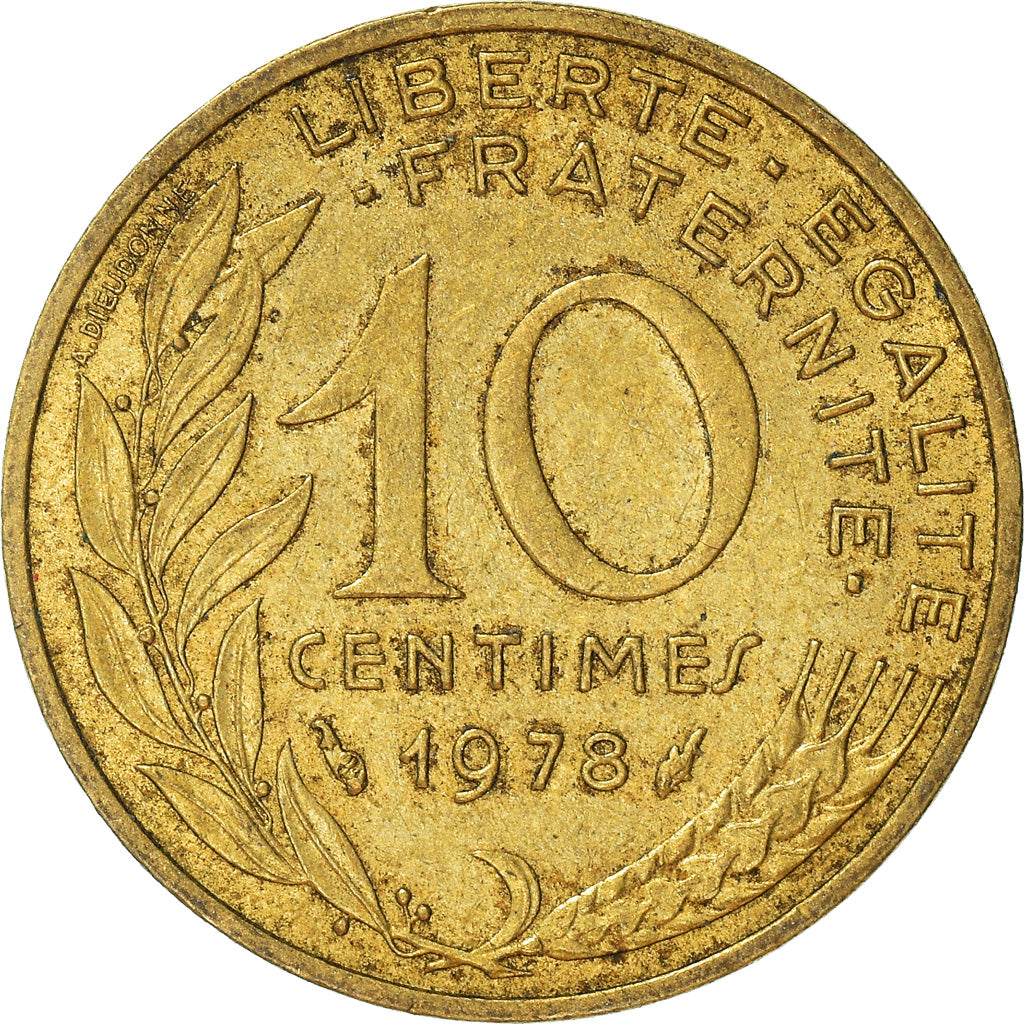 Moneta, Francia, 10 Centimes, 1978