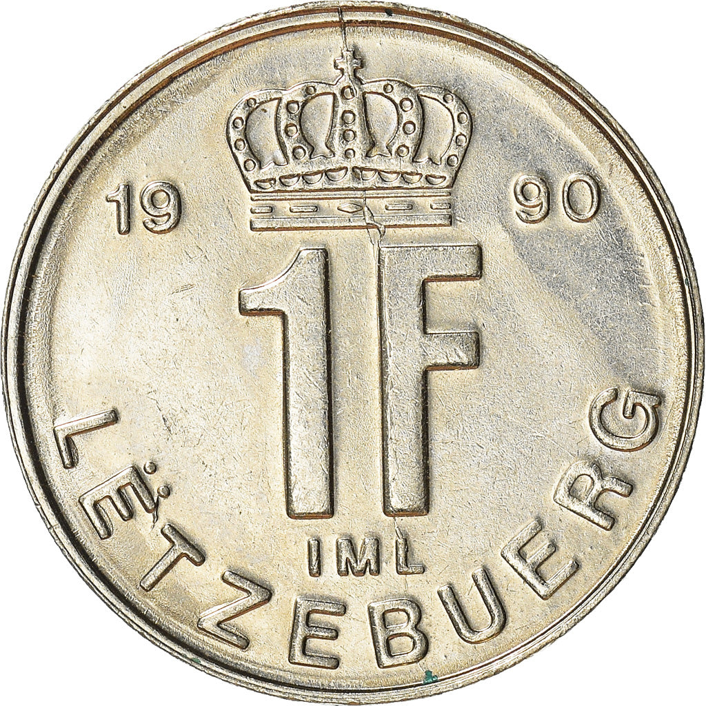 Coin, Luxembourg, Franc, 1990