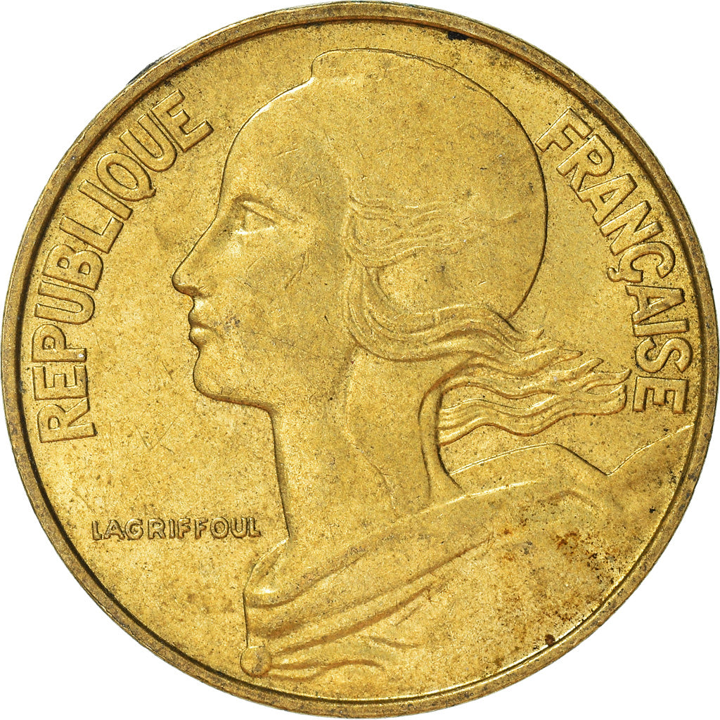 Coin, France, 20 Centimes, 1964