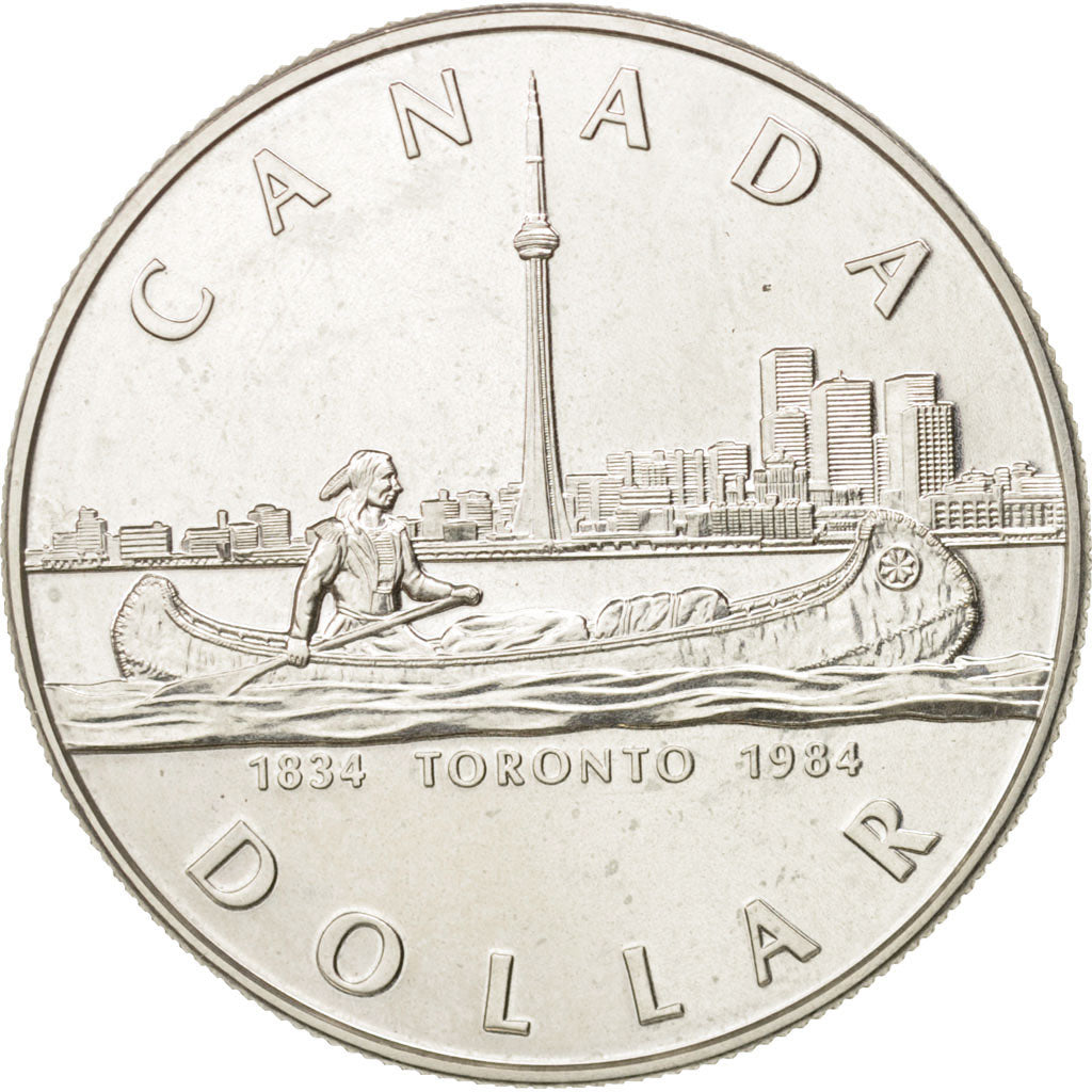 Canada, Elizabeth II, Dollar, 1984, Royal Canadian Mint, Ottawa, AU, KM:140