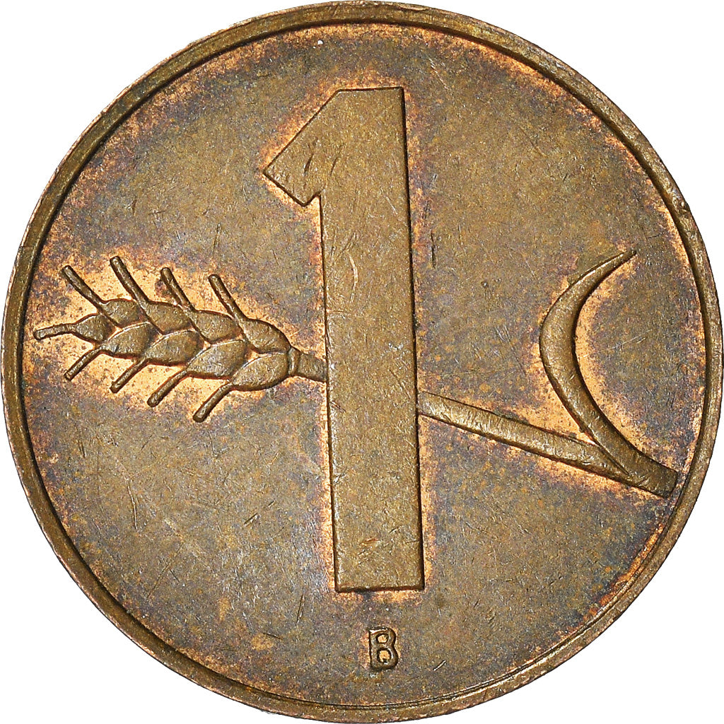 Moneta, Szwajcaria, Rappen, 1958