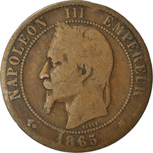 Coin, France, 10 Centimes, 1865