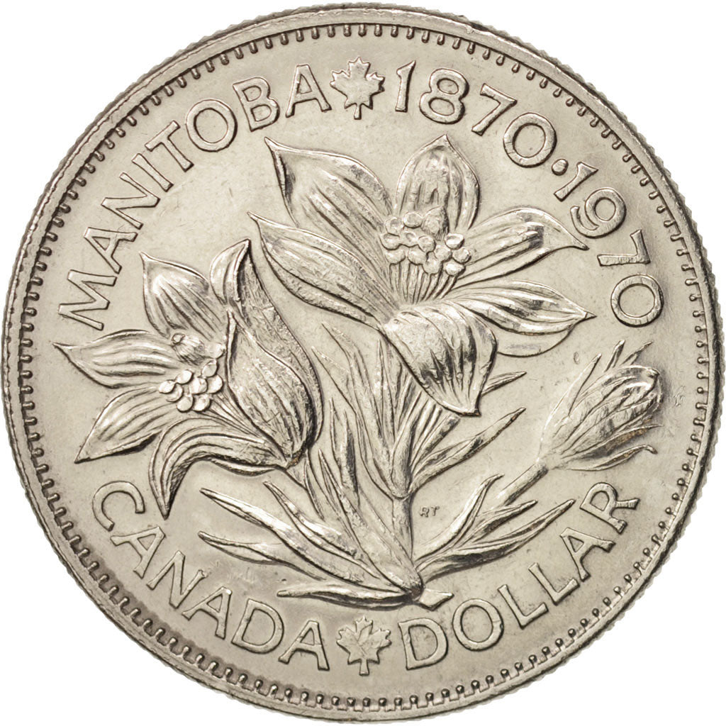 Canada, Elizabeth II, Dollar, 1970, Royal Canadian Mint, Ottawa, AU, KM:78