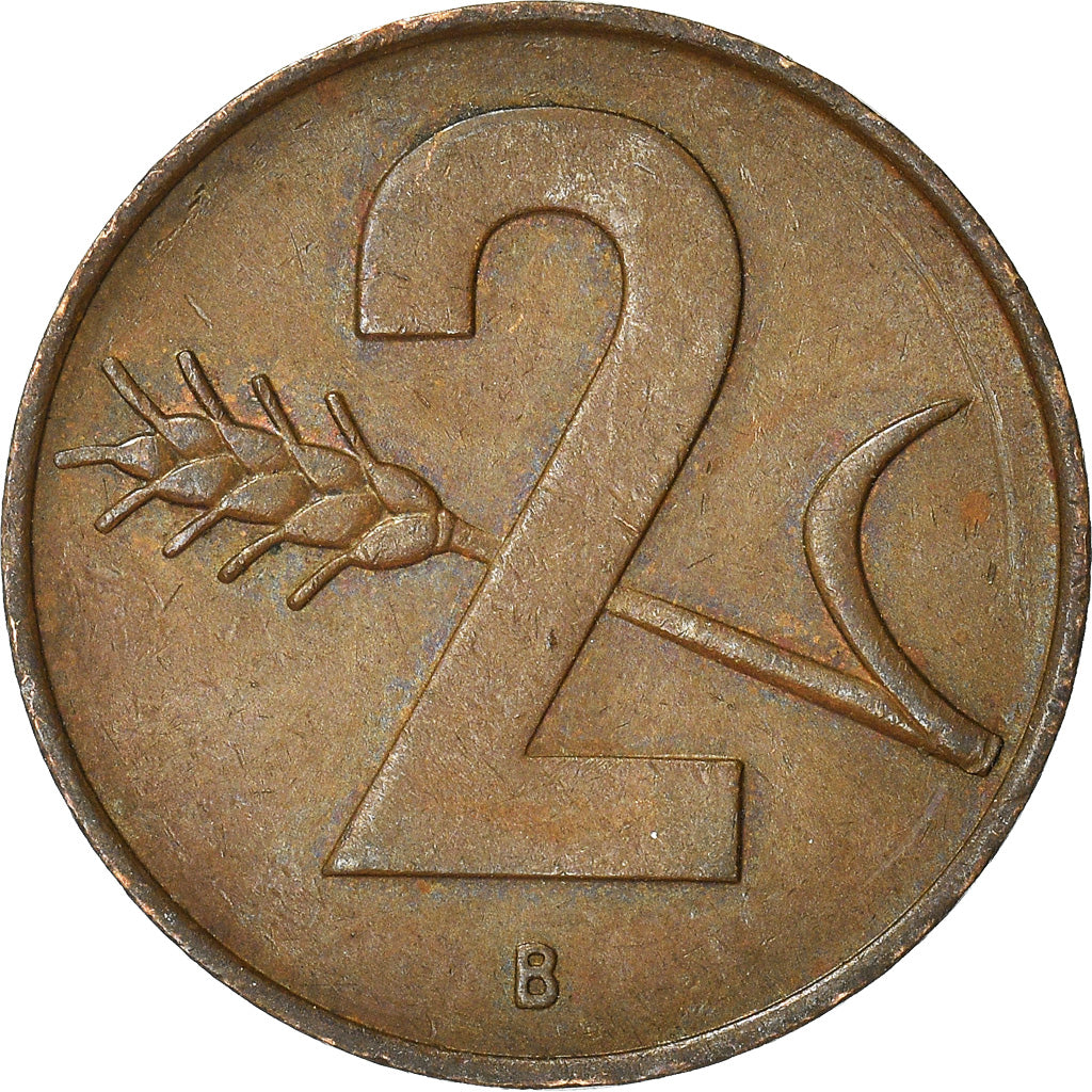 Münze, Schweiz, 2 Rappen, 1963