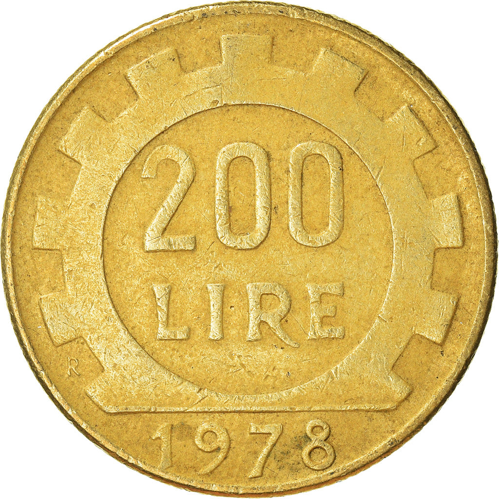 Munten, Italië, 200 Lire, 1978