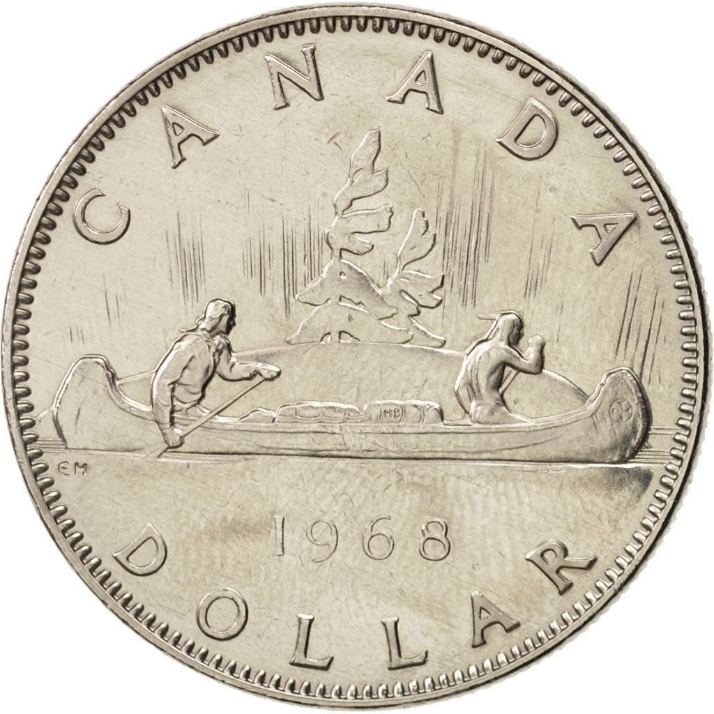 Canada, Elizabeth II, Dollar, 1968, Royal Canadian Mint, Ottawa, MS, KM:76.1
