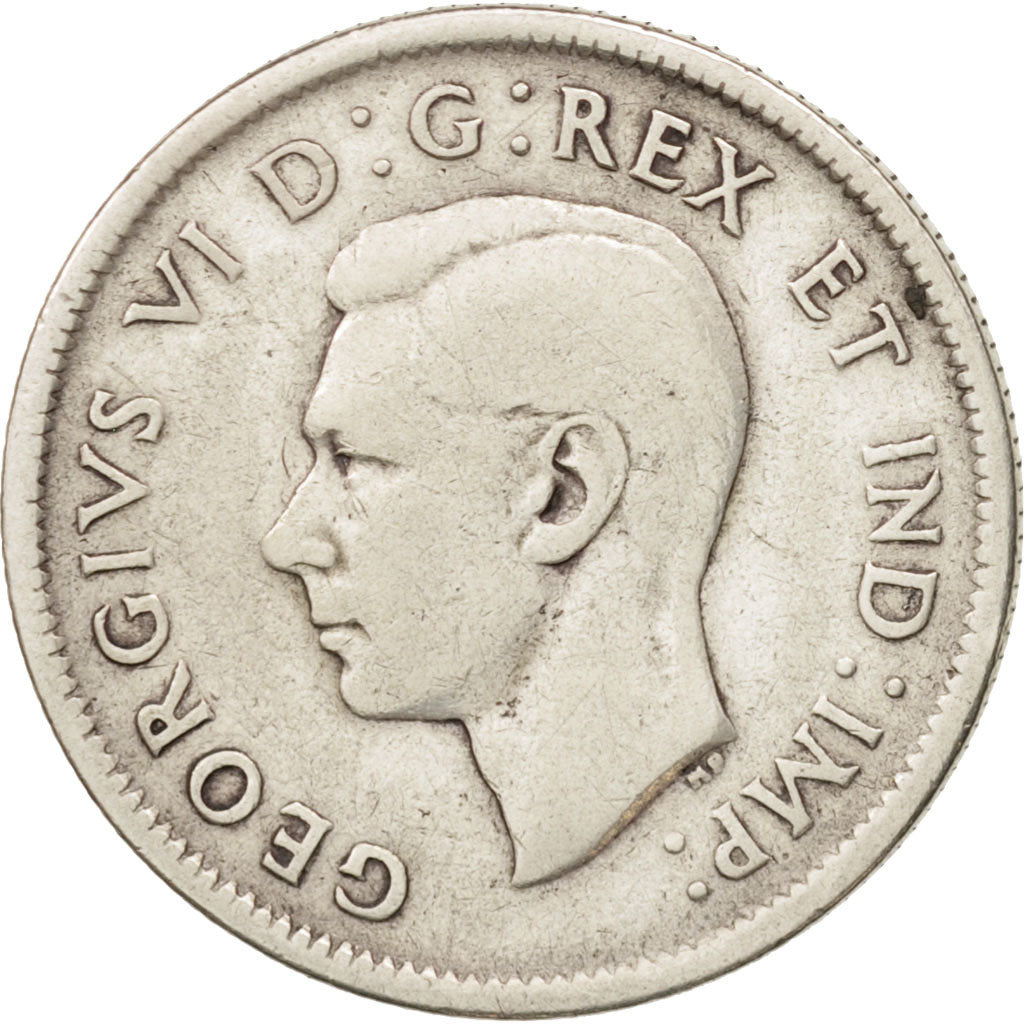 Coin, Canada, George VI, 25 Cents, 1940, Royal Canadian Mint, Ottawa, VF(30-35)
