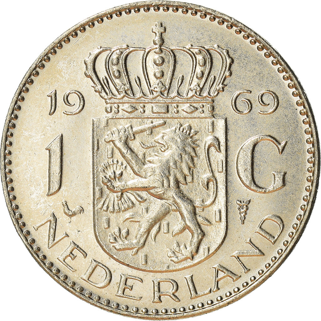 Moneta, Paesi Bassi, Gulden, 1969