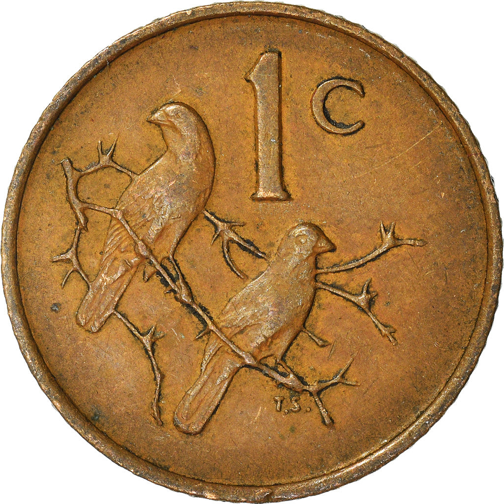 Moneda, Sudáfrica, Cent, 1966
