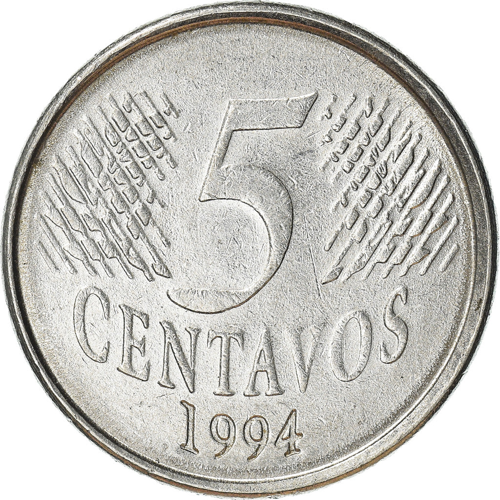 Moeda, Brasil, 5 Centavos, 1994
