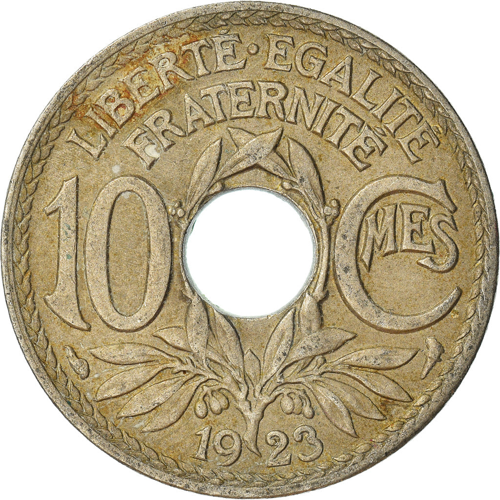 Moneta, Francia, 10 Centimes, 1923