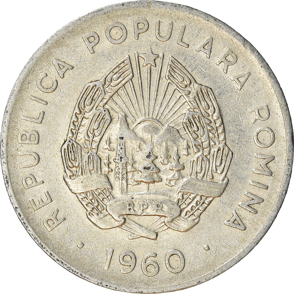 Monnaie, Roumanie, 25 Bani, 1960