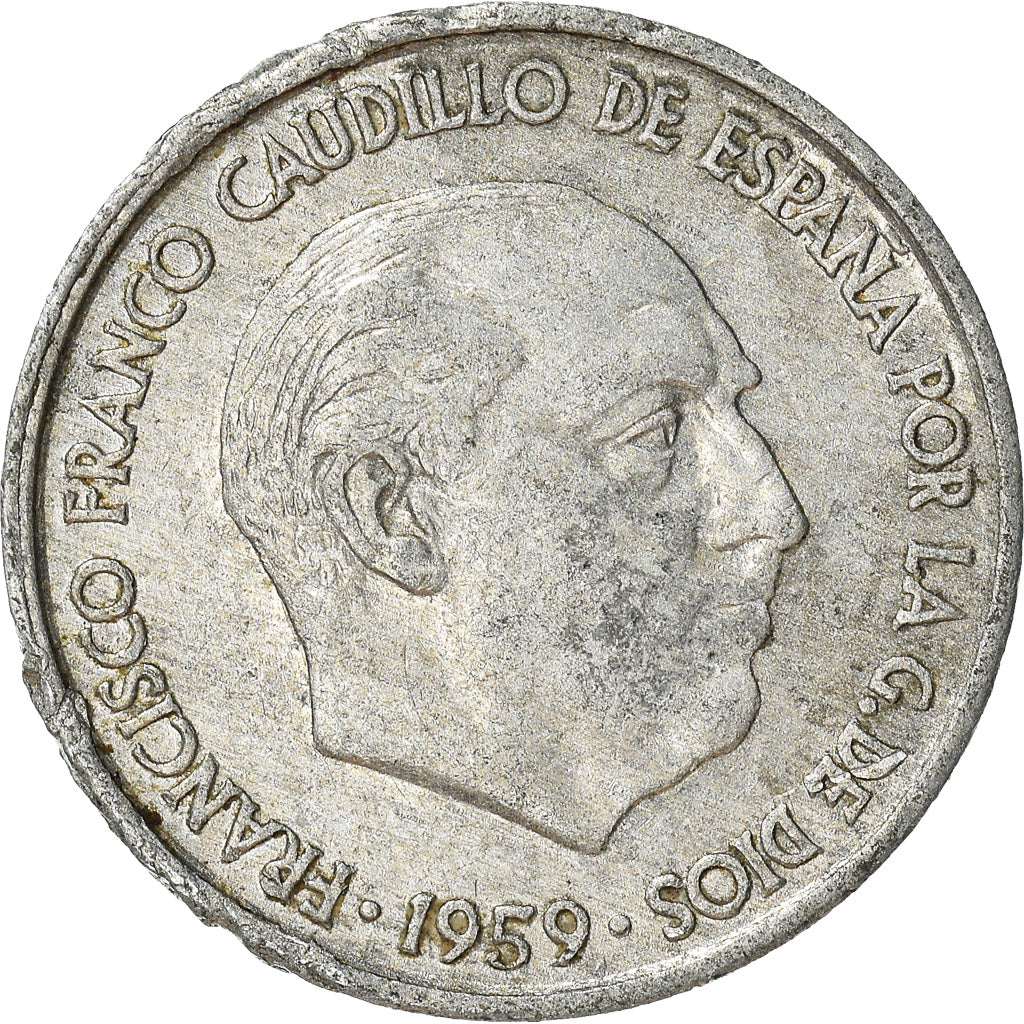 Monnaie, Espagne, 10 Centimos, 1959