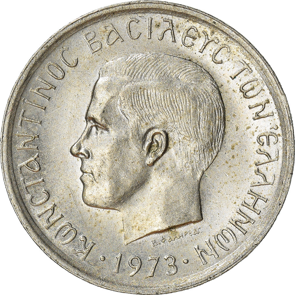 Monnaie, Grèce, 50 Lepta, 1973
