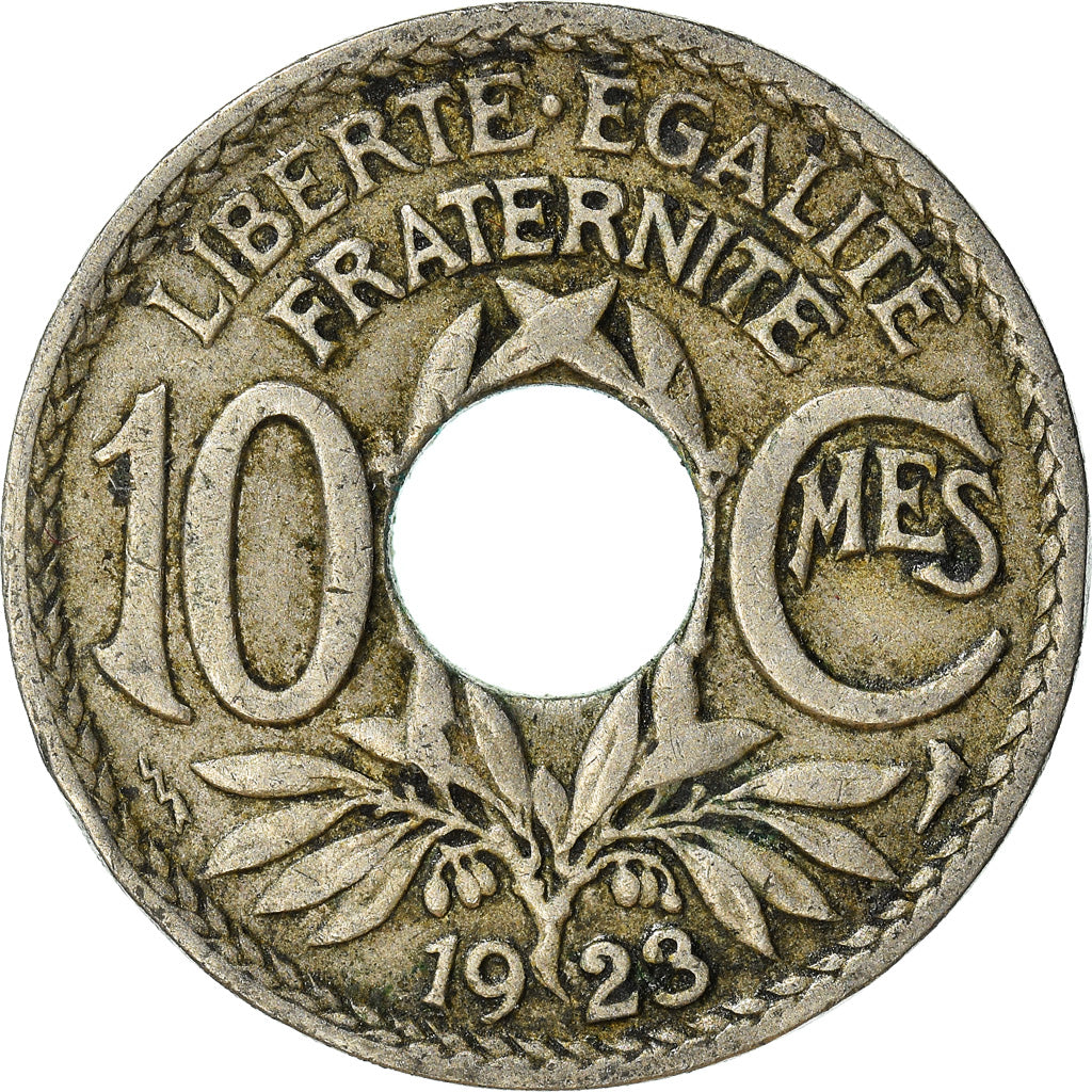 Moneta, Francia, 10 Centimes, 1923