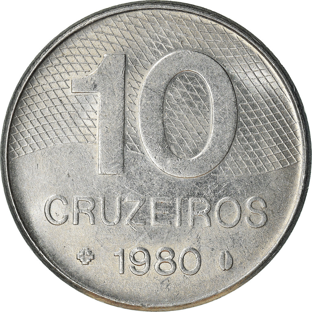 Moeda, Brasil, 10 Cruzeiros, 1980