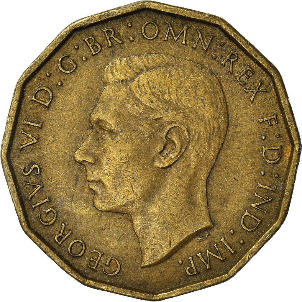 Monnaie, Grande-Bretagne, 3 Pence, 1943