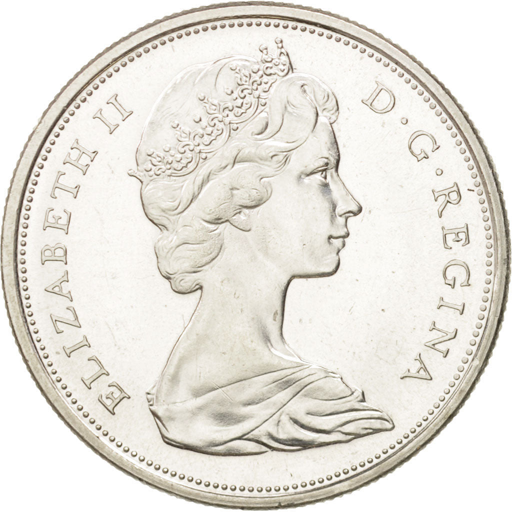 Canada, Elizabeth II, 50 Cents, 1967, Royal Canadian Mint, Ottawa, MS(60-62)