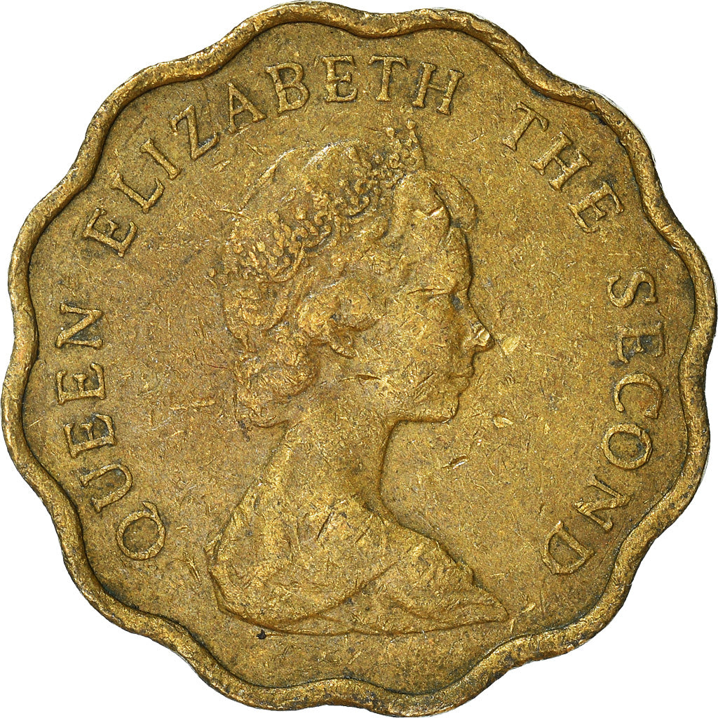 Coin, Hong Kong, 20 Cents, 1975