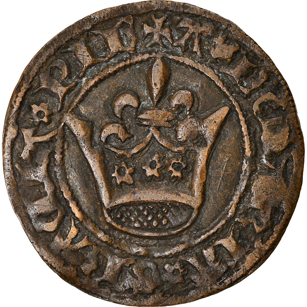 France, Token, Jeton de Compte à la Couronne, History, EF(40-45), Bronze