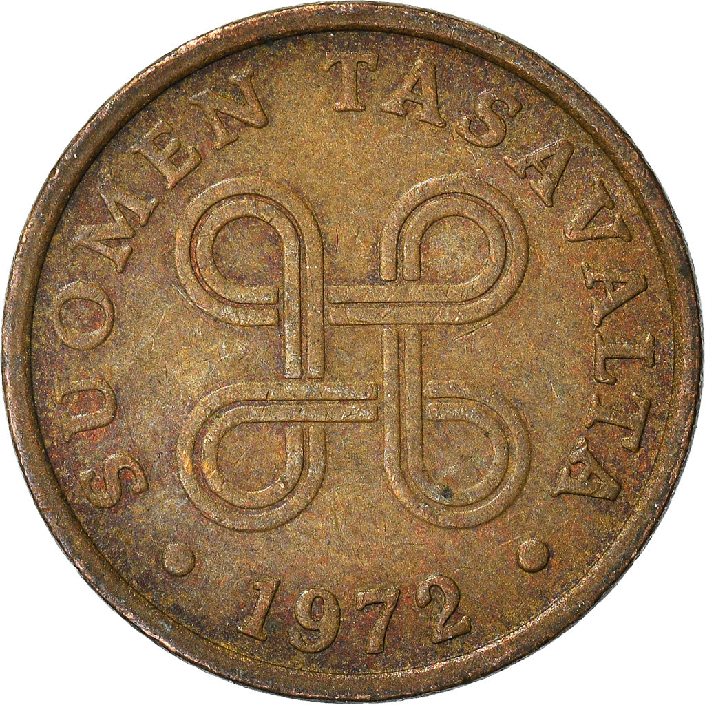 Moneta, Finlandia, 5 Pennia, 1972