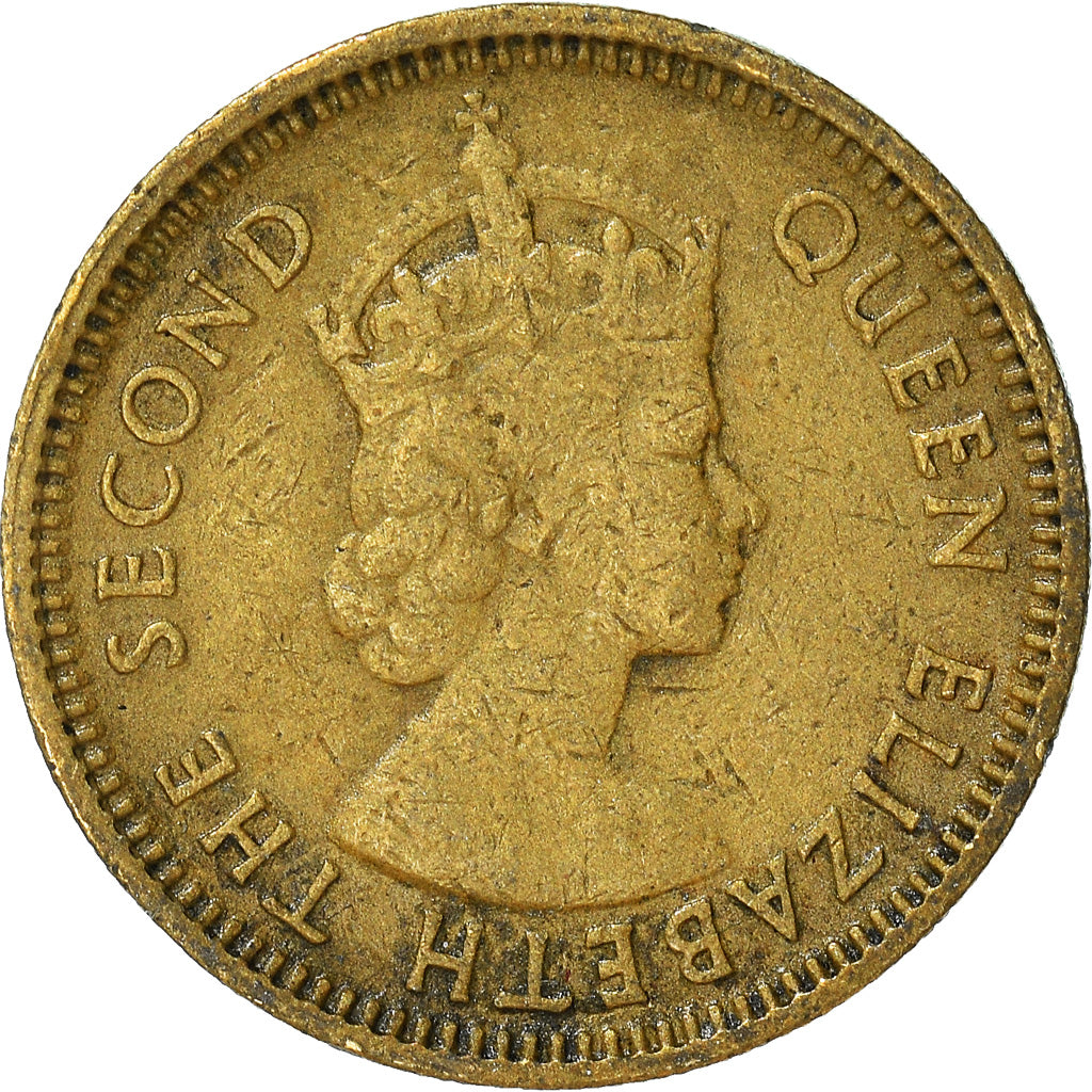 Coin, Hong Kong, 5 Cents, 1958